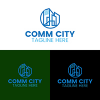 Real Estate City Logo Design Template