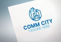 Real Estate City Logo Design Template Screenshot 3