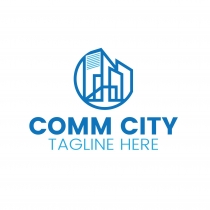 Real Estate City Logo Design Template Screenshot 6