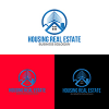 Housing Real Estate Logo Design Template