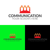 Communication Company Logo Design Template
