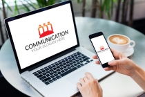 Communication Company Logo Design Template Screenshot 4