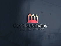 Communication Company Logo Design Template Screenshot 9