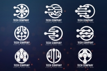 Professional Tech Logo Design Template Screenshot 3