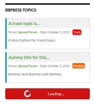 Current User Items - bbPress Plugin Screenshot 7