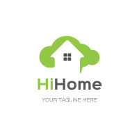 Cloud Home Logo Design 