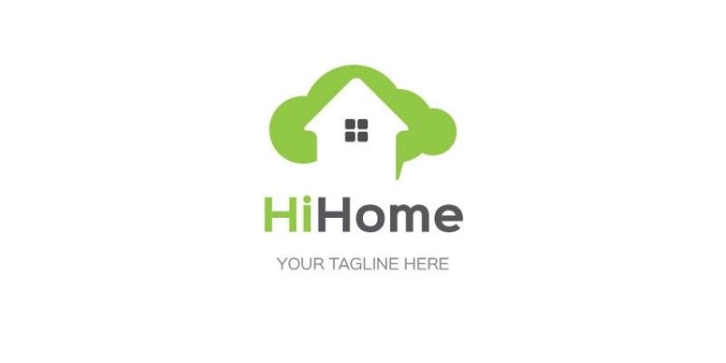 Cloud Home Logo Design 