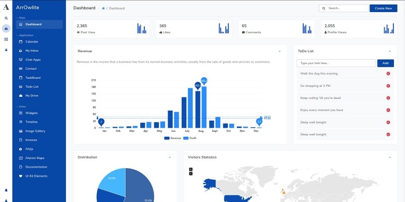 Arrowlite  Admin Template