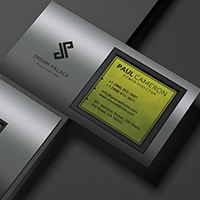 High-End Steel Business Card