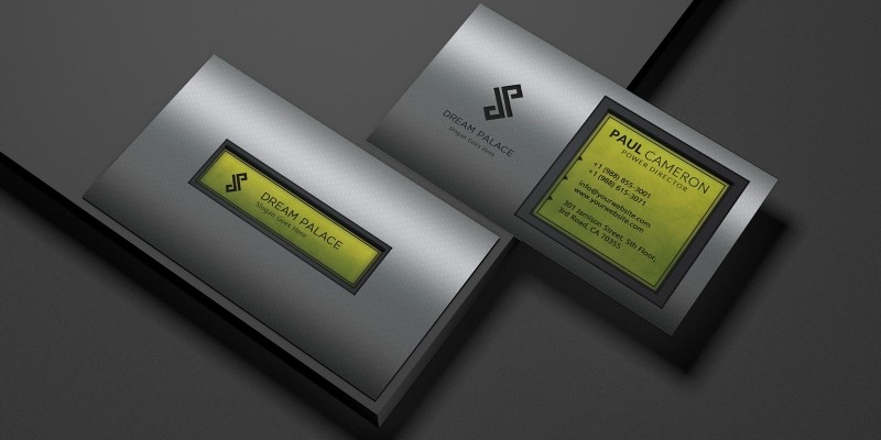 High-End Steel Business Card