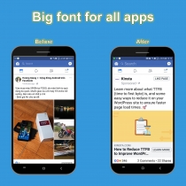 Big font - Android Source Code Screenshot 3