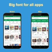 Big font - Android Source Code Screenshot 4