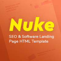 Nuke - SEO And Software Landing Page HTML Template