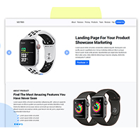Vectro Product HTML Landing Page 