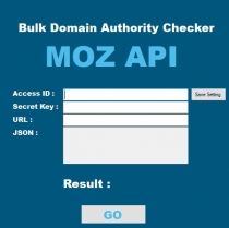 Bulk Domain Authority Checker C# Screenshot 1