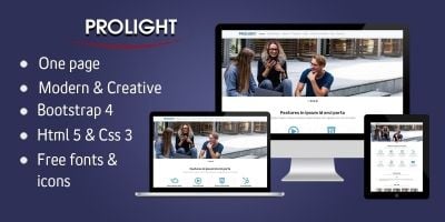 Prolight - Creative App Landing Page