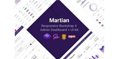 Martian - Bootstrap 4 Admin Template
