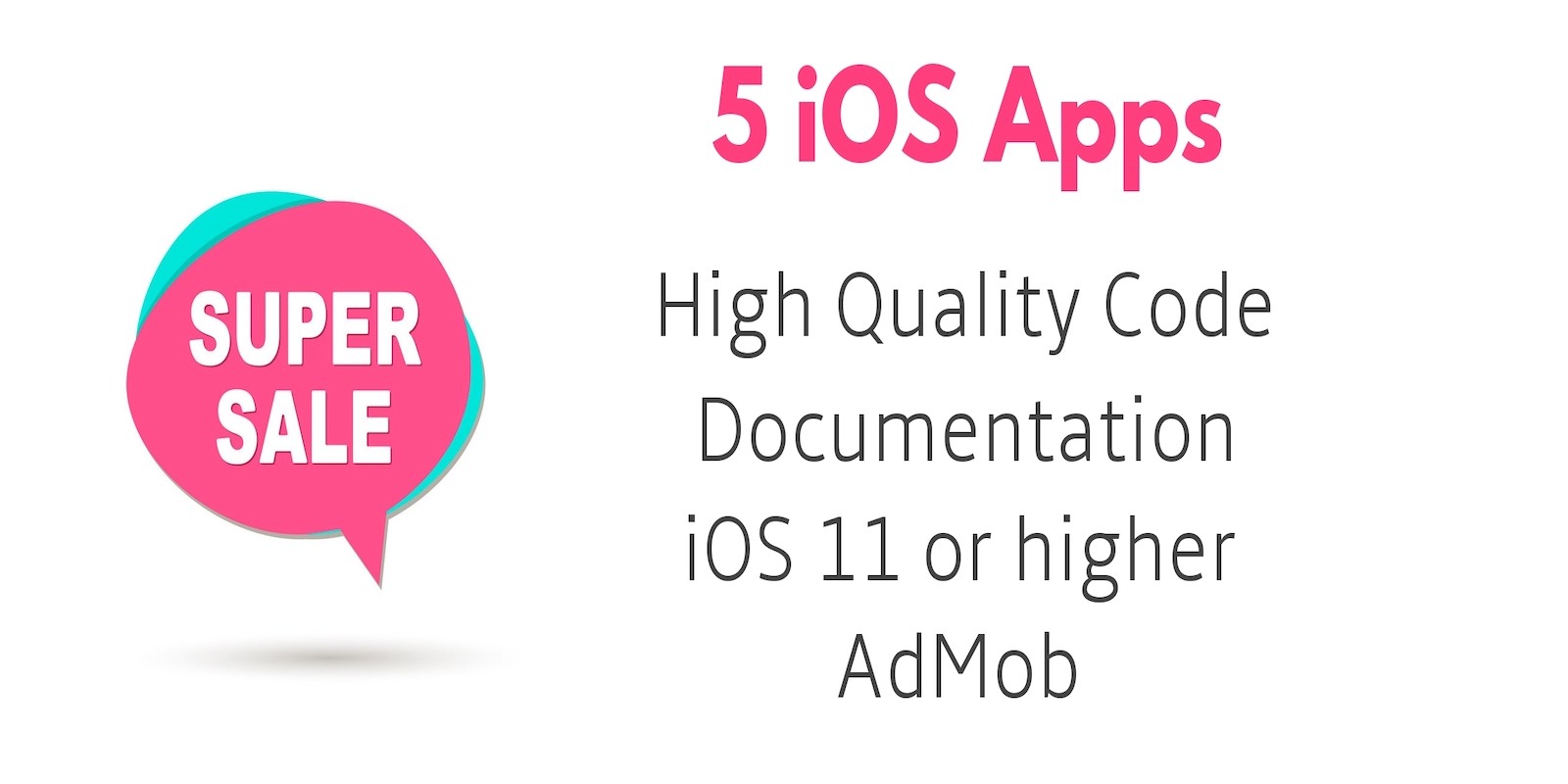 5 iOS App Source Code Bundle