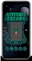 Asteroid Escape - Buildbox Template Screenshot 1