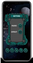 Asteroid Escape - Buildbox Template Screenshot 4