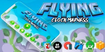 Flying Clock Madness - Buildbox Template