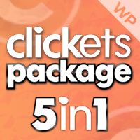 Clickets Package - 5 In 1 WordPress Themes