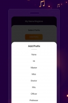 My Name Ringtone - Android Source Code Screenshot 3