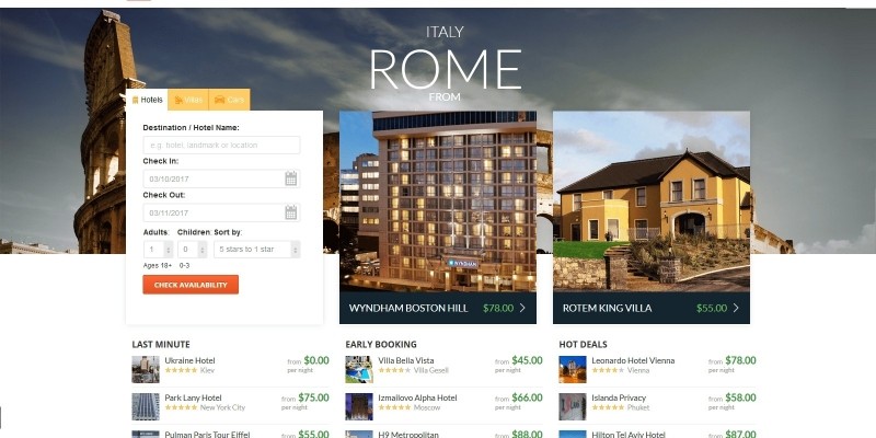 uHotelBooking - Hotel Booking PHP Script