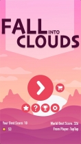 Fall Into Clouds iOS Source Code Screenshot 1