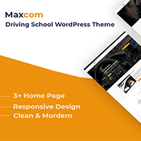 Maxcom - Driving School Education WordPress Theme