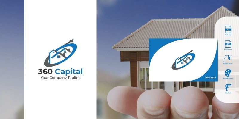 360 Capital Logo Template