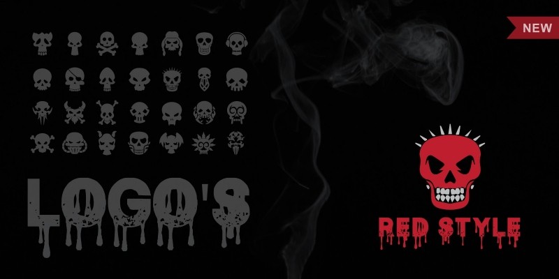Skull Logo Templates