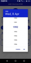 Age Calculator - Android Studio Code Screenshot 3