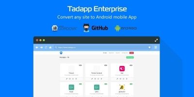 Tadapp - Convert Site To Android Mobile App