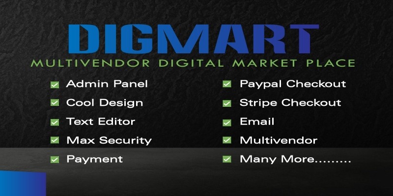 DigMart v3.8.0 – Multivendor Digital MarketPlace PHP