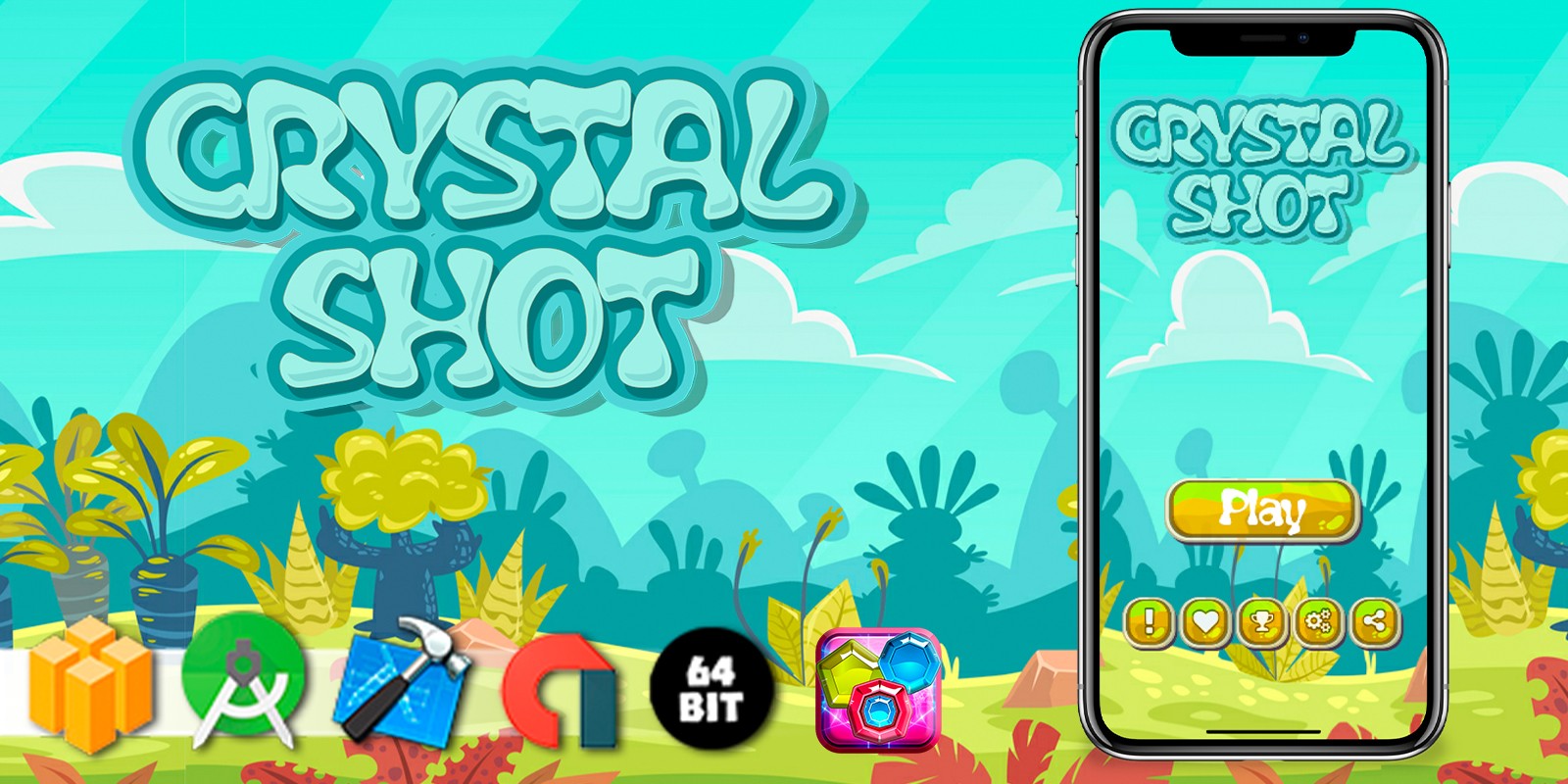 Crystal Shot - Buildbox Template