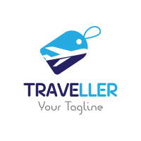 Shopping Tag Travel Logo