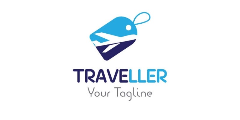 Shopping Tag Travel Logo