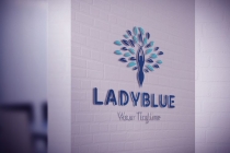 Lady Flower Shape Design Logo  Screenshot 1