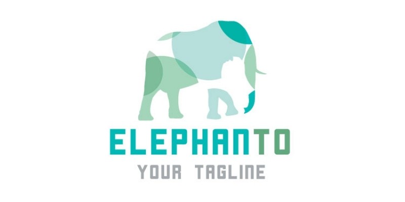  Elephant Vector Logo Design 