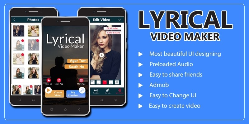 Lyrical Video Status Maker Android Source Code