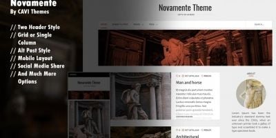 Novamente Tumblr Theme