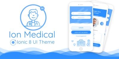 Ion Medical - Ionic 4 Medical Center UI Theme