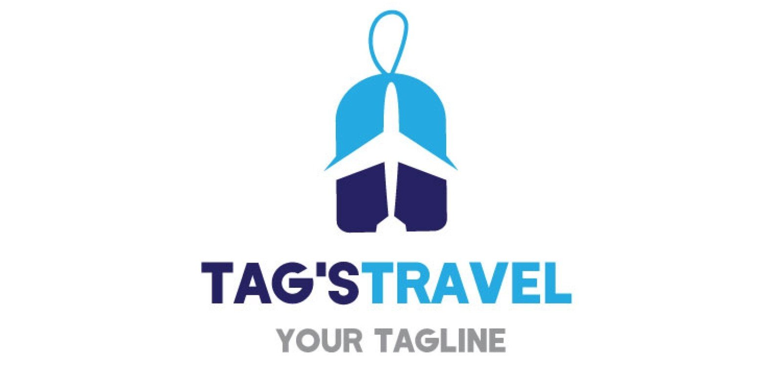 Sale Tag Travel Logo