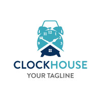 Clock Logo Design 
