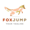 Fox Shape Logo Design 