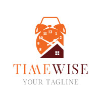 Clock Time Logo 