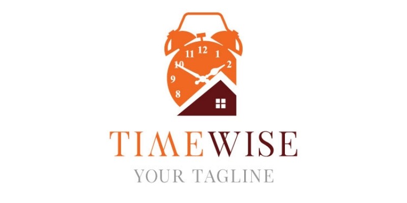 Clock Time Logo 