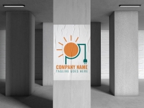 Simple Solar Energy Design Logo Screenshot 2