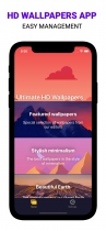 Ultimate HD Wallpapers iOS App Screenshot 1